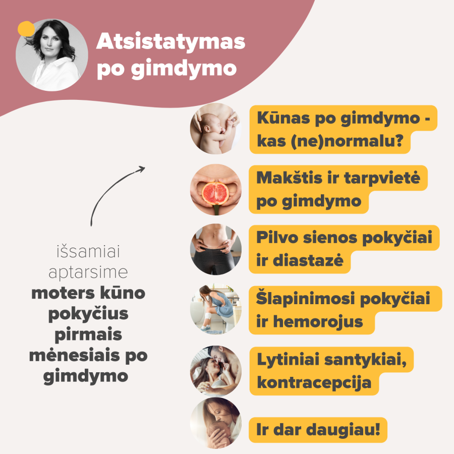 Atsistatymas po gimdymo