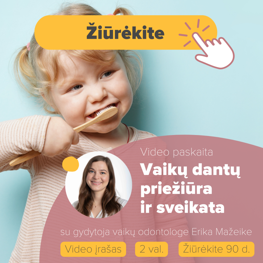 Sugedę vaikų dantys