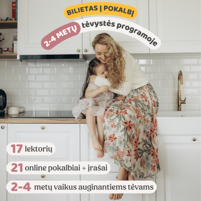 Bilietas į pokalbį 2-4 metų tėvystės programoje